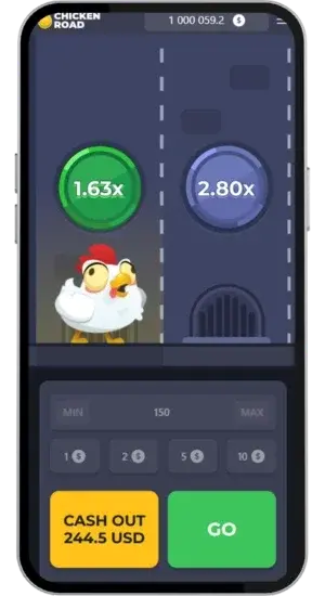 Chicken Road wyplata przy x1.63