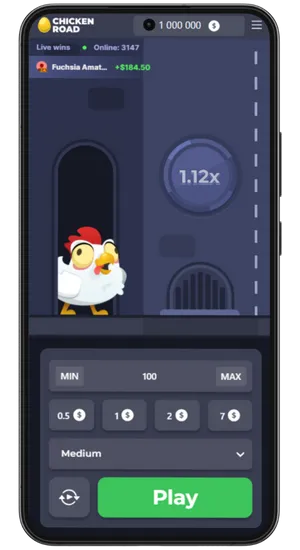 Avvia applicazione Chicken Road dalla schermata home