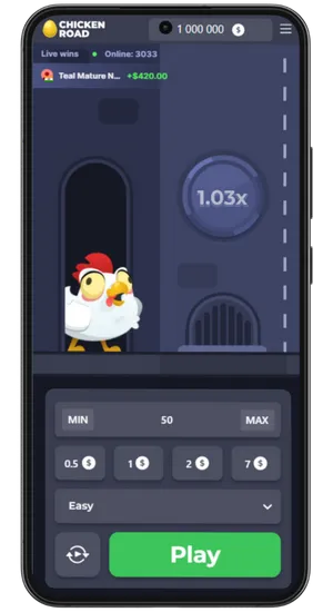 Chicken Road App vom Startbildschirm starten