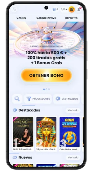 Visita la web del casino para descargar la app Chicken Road