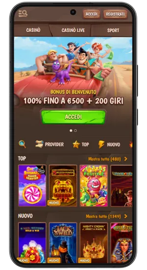 Visita sito casinò per download app Chicken Road