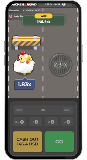 Interfaccia di cashout di Chicken Road 2 con opzioni di prelievo verso banca e wallet